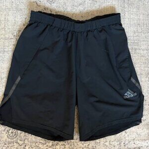🧡3/15 adidas Running Shorts Black Men's S